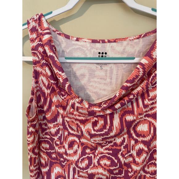 Title Nine Womens Size S Sleeveless Drape Neck Breeze Knit Dress Puple Pink‎ - Picture 5 of 6